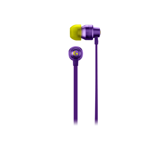 LOGITECH G333 Wired Gaming Earphones - PURPLE - 3.5 MM L981-000936