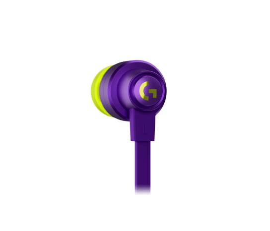 LOGITECH G333 Wired Gaming Earphones - PURPLE - 3.5 MM L981-000936