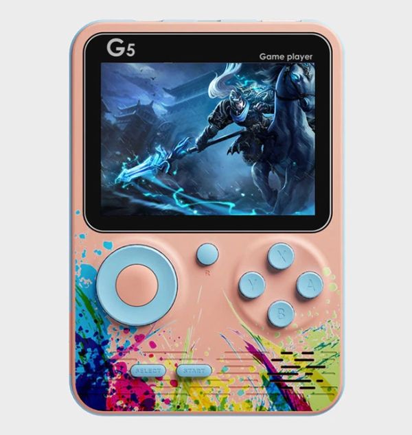 G5 Handheld Gaming Device Two-Player Pink