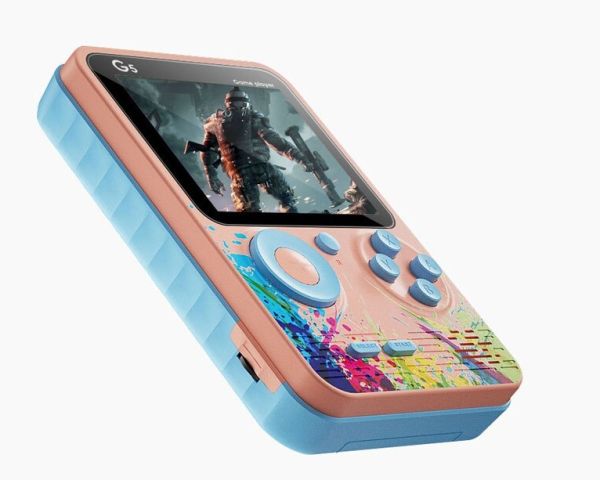 G5 Handheld Gaming Device Two-Player Pink