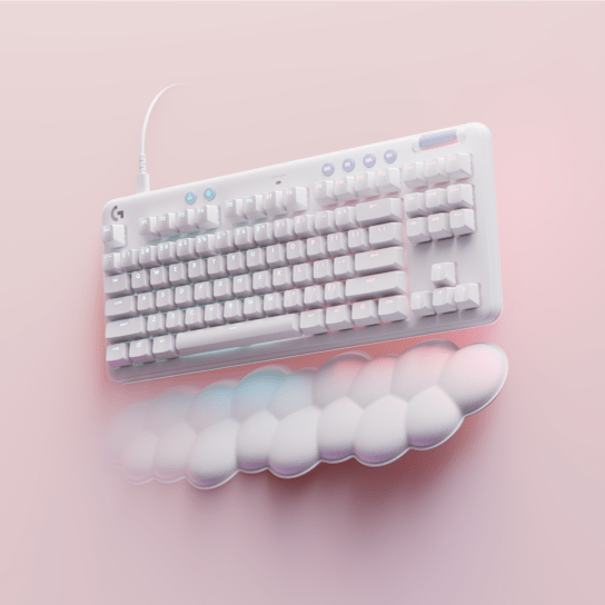 G713, Logitech, Keyboard, Gaming, USB, WHITE.