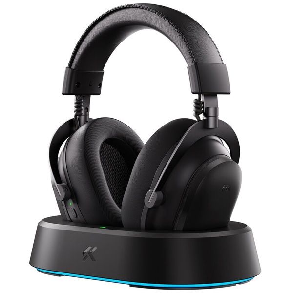 Headset MCHOSE V9Turbo, USB-A/WL/BT, Steel Black