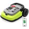 UBTech M10 PRO, WiFi, Bluetooth, Wire Free Robotic Lawn Mower, Green/Grey
