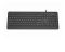 Keyboard: Gembird KB-MCH-05 Slim wired multimedia keyboard US layout Black