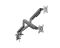 Monitor Arm: Gembird MA-DA2-05 Desk mounted adjustable double Monitor Arm 17"-32" Space Grey