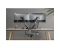 Monitor Arm: Gembird MA-DA2-05 Desk mounted adjustable double Monitor Arm 17"-32" Space Grey
