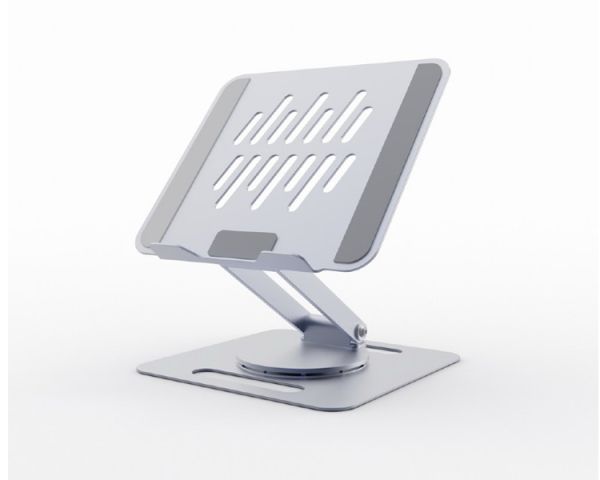 Notebook stand: Gembird NBS-DR1-01 Rotating notebook riser stand 11"-15.6" space gray
