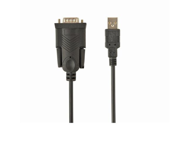 Cable: Gembird UAS-DB9M-02 USB to DB9M serial port converter cable 1.5m Black
