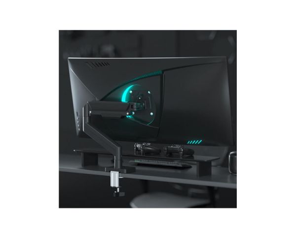 Monitor Mount: Gembird MA-DA1-04 Full-motion desk display Mounting Arm 17"-32" Black