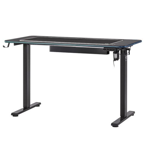 GT120 RGB Gaming Desk, 100-240V, Size: 120cm(L) x 60cm(W) / 47.2"(L) x 23.6"(W), RGB LED Lighting Strip: 16.8 million colors,