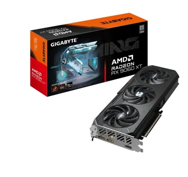 GIGABYTE Graphic Adapter Radeon RX 9060 XT 16GB GDDR6 GAMING OC