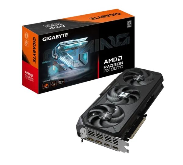 GIGABYTE Graphic Adapter Radeon RX 9070 16GB GDDR6 GAMING