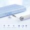 Keyboard GravaStar Mercury K1 80keys, GravaStar x Kailh Cheery Pink, EN, BT/WL/USB, Ice Blue