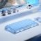Keyboard GravaStar Mercury K1 80keys, GravaStar x Kailh Cheery Pink, EN, BT/WL/USB, Ice Blue