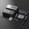 Magnetic keyboard GravaStar Mercury V60 Pro 60keys, GravaStar Blackcore, USB-A, 8k,RGB, GunMetal