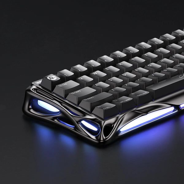 Magnetic keyboard GravaStar Mercury V60 Pro 60keys, GravaStar Blackcore, USB-A, 8k,RGB, GunMetal