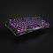 Mechanical keyboard GravaStar Mercury V75 Lite 75keys, Blackcore, USB-A, Transparent Black