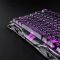 Mechanical keyboard GravaStar Mercury V75 Lite 75keys, Blackcore, USB-A, Transparent Black