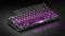 Mechanical keyboard GravaStar Mercury V75 Lite 75keys, Blackcore, USB-A, Transparent Black