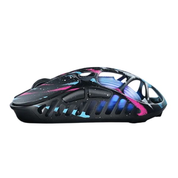 Mouse GravaStar Mercury X Pro, 8K, BT/WL/USB-A, RGB, Neon Graffiti