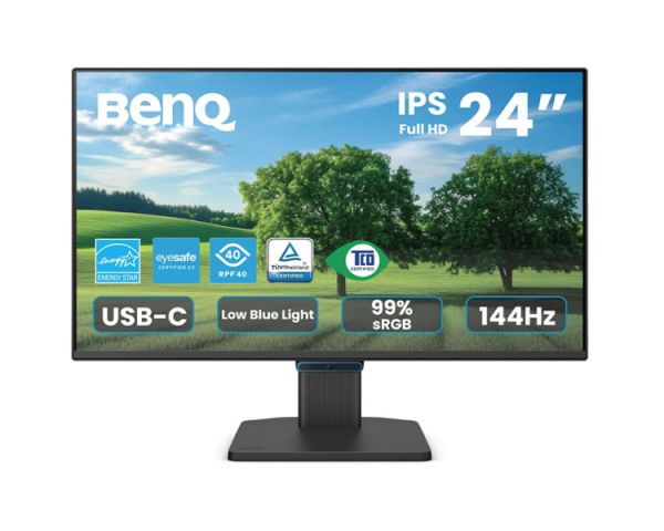 Monitor: BenQ GW2490C 23.8" FHD IPS 144Hz 5ms HDMI USB-C DP Black