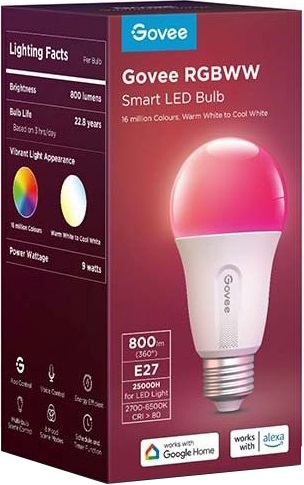 Govee Smart Wifi&BLE Light Bulb 800lm