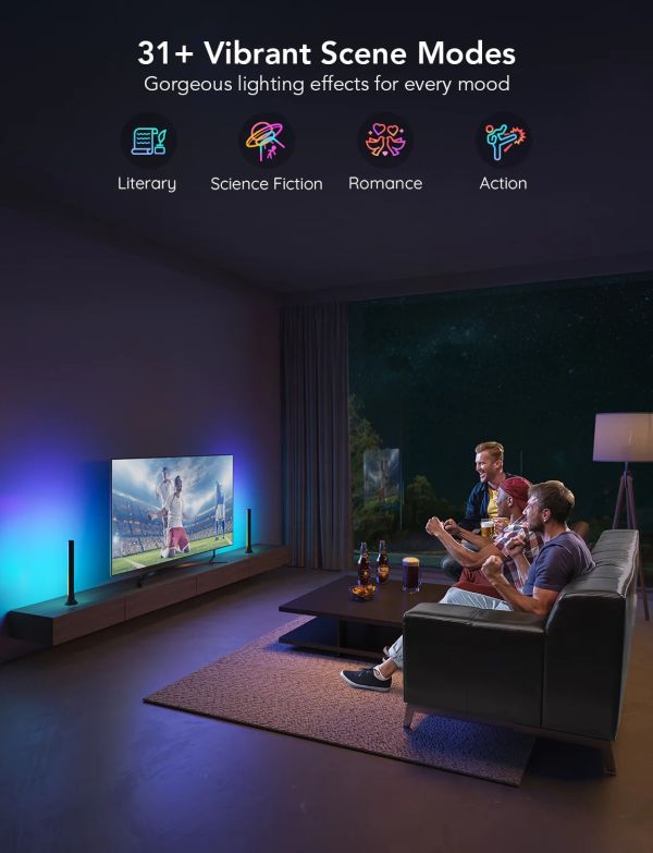 Govee RGBIC WiFi + Bluetooth Flow Plus Light Bars