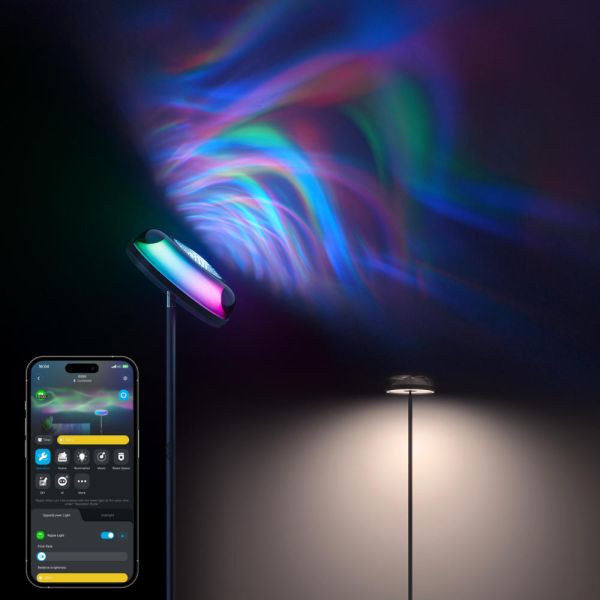 Govee H60B0 Uplighter Floor Lamp, 1000Lm, RGBWW+RGBIC+WW, WI-FI/Bluetooth, чорний