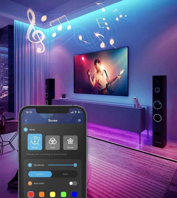 Govee LED Strip 5-m Alexa Smart RGB WiFi LED Strip (SKU updated, no changes of products and package)
