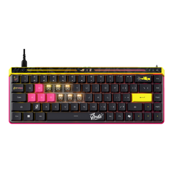 ASUS ROG Falchion Ace HFX ZywOo Edition Gaming KeyboardROG Falchion Ace HFX ZywOo Edition Gaming Keyboard