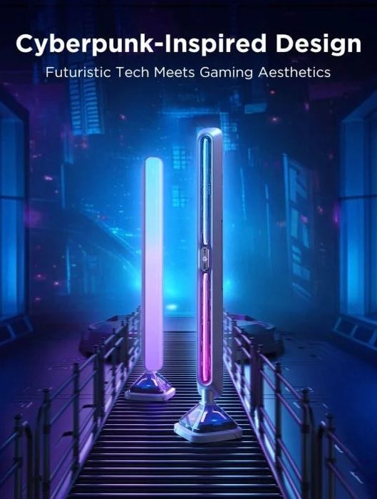 Govee H6048 Govee Gaming Light Bars Pro, RGBIC, WI-FI/Bluetooth, чорний
