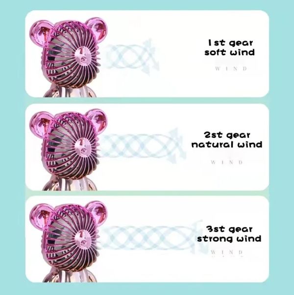 Handheld Bear Electric Fan