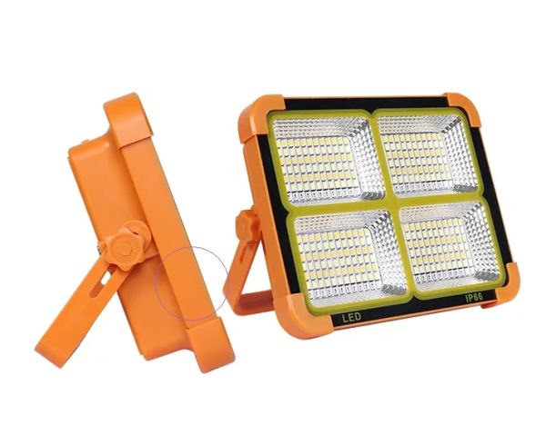 High Lumen Aluminum Ip66 Waterproof Camping Fishing Outdoor All In One 100w Solar Led Flood Light