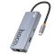 Hoco HB51 Wow 6-in-1 multi-function converter(HDTV+RJ45+PD+USB3.0*3) deep space gray
