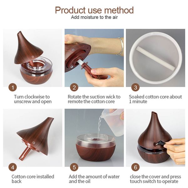 Electric Ultrasonic Air Freshener Humidifier