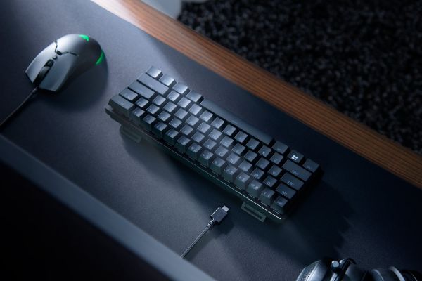 Razer Keyboard Huntsman Mini RGB 61key Purple Switch USB EN Black