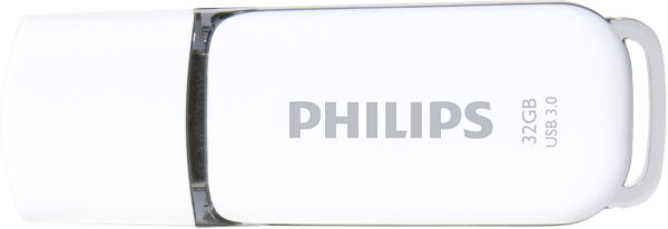 Philips USB ფლეშ მეხსიერება FM32FD75B/00 USB 3.0 32GB Snow Edition Grey