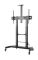 TV stand: Gembird TVS-100T-02 Height adjustable TV floor stand with caster wheels 60" - 100"