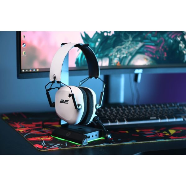 2E GAMING Headset HG365, BT/WL, white