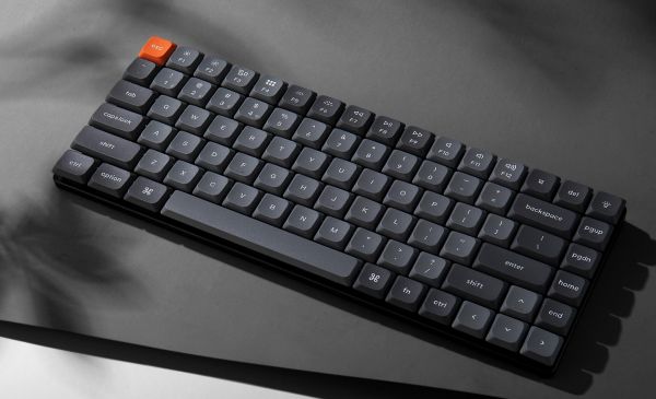 Mechanical keyboard Keychron K3 MAX 84Key, K pro Red, WL/BT/USB-A, Hot-swap, QMK, EN, RGB