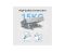 Laptop Stand: Vention KDMI0 Foldable Laptop Stand 17" Silver Aluminum