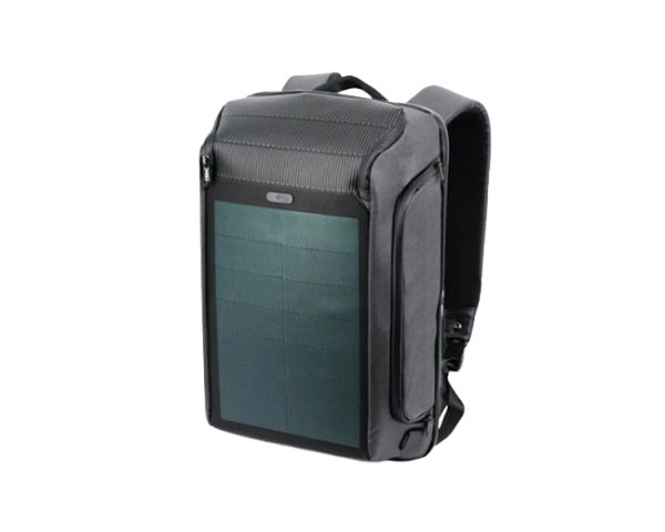 Backpack: Kingsons Solar Charge Laptop Backpack With USB Charger 15.6" Black - K9386W