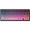 keyboard MCHOSE G75 Pro, Matcha Latte, USB-A/WL/BT, RGB, Arctic Snow