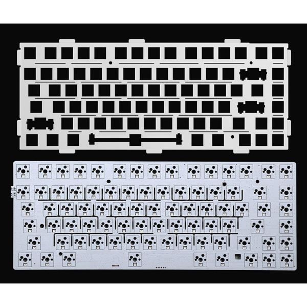 keyboard MCHOSE G75 Pro, Matcha Latte, USB-A/WL/BT, RGB, Arctic Snow