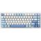 keyboard MCHOSE G75 Pro, Cabbage Tofu V2, USB-A/WL/BT, RGB, синій