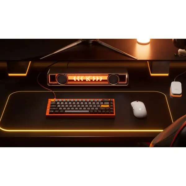 keyboard MCHOSE Ace 68 Hall Effect, Mount Tai Magnetic, 16K, USB-A, RGB, Galaxy Orange