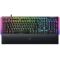 Razer Keyboard mechanical BlackWidow V4, 114key, Yellow Switch, USB-A, EN/RU, RGB, black