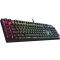 Razer Keyboard mechanical BlackWidow V4 X, 110key, Yellow Switch, USB-A, EN/RU, RGB, black