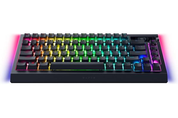 Razer Keyboard mechanical BlackWidow V4 Pro 75%, 81key, Mechanical Switches Gen-3, USB-A/WL/BT, EN, RGB, blck