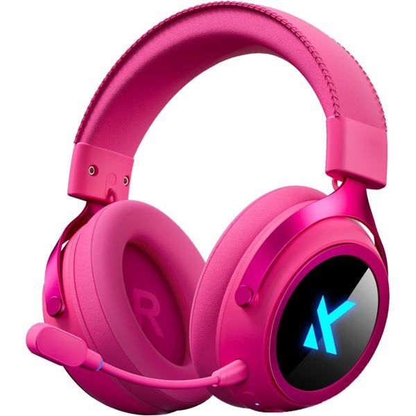 Headset MCHOSE X9, USB-A/WL/BT, Rose Red